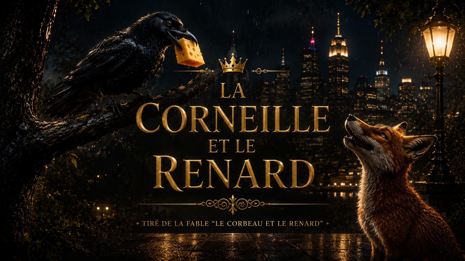 LA CORNEILLE ET LE RENARD
