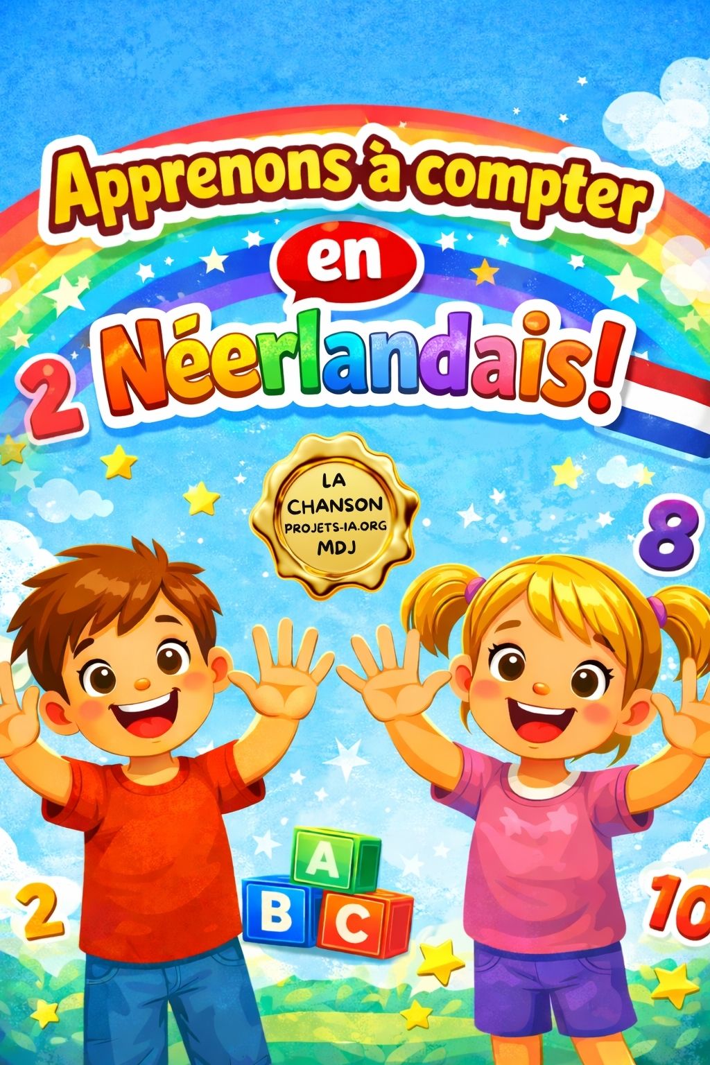 APPRENDRE À COMPTER DE 1 À 10 EN NÉERLANDAIS