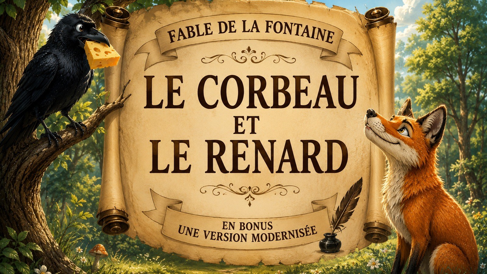 LE CORBEAU ET LE RENARD