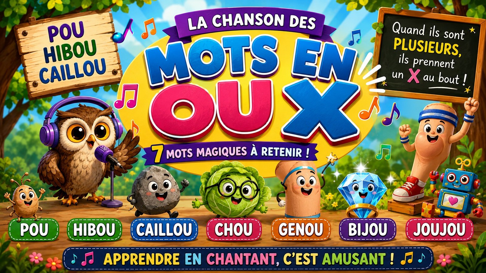 LES 7 MOTS EN OUX