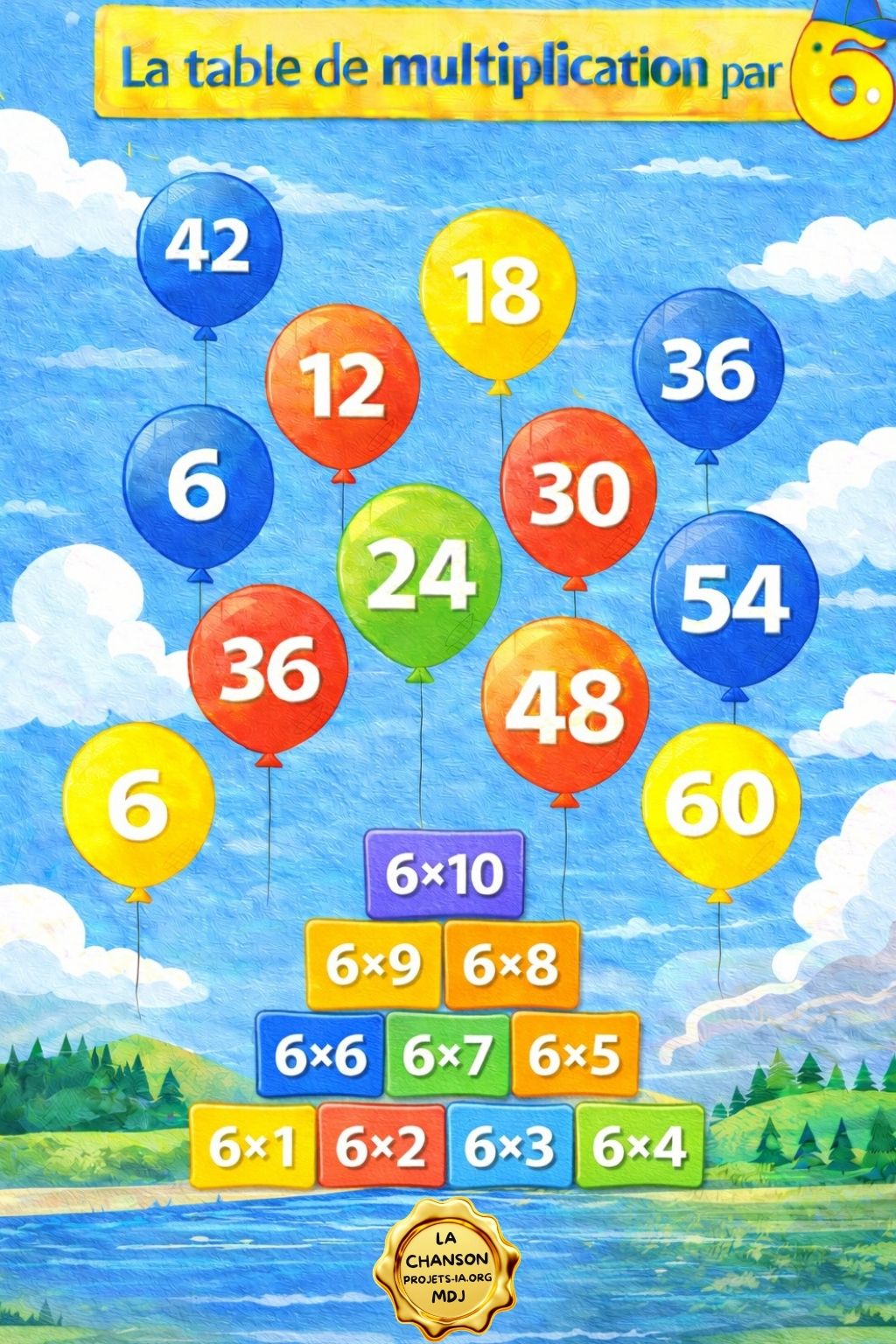 MULTIPLICATION PAR 6